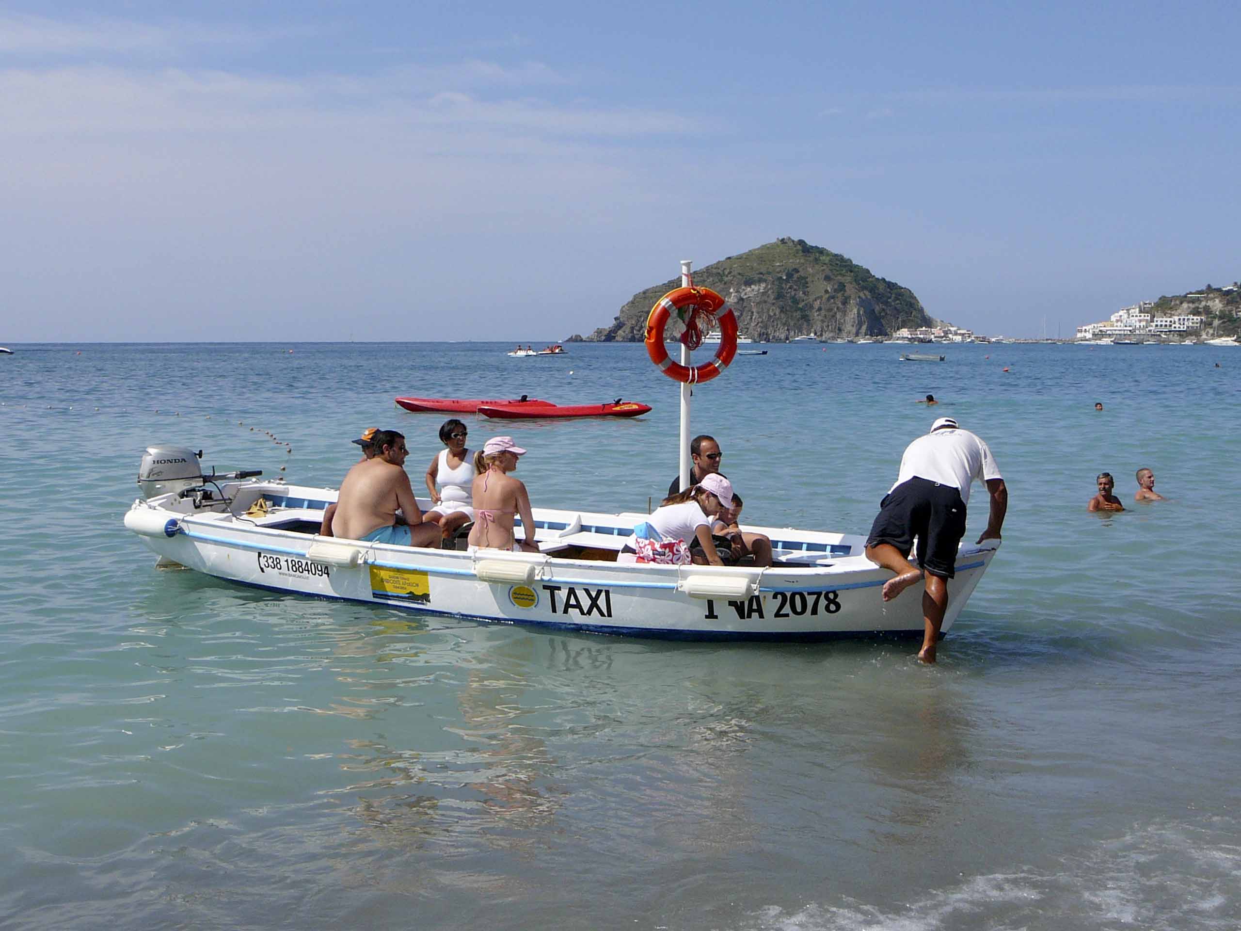 Barano d'Ischia. Taxiboot
